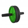 Roata dubla pentru exercitii, saltea, manere antiderapante, diametru 17.5 cm