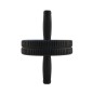 Roata dubla pentru exercitii, saltea, manere antiderapante, diametru 17.5 cm Roata dubla pentru exercitii, saltea, manere antiderapante, diametru 17.5 cm