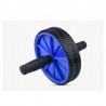 Roata dubla pentru exercitii, saltea, manere antiderapante, diametru 17.5 cm