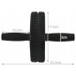 Roata dubla pentru exercitii, saltea, manere antiderapante, diametru 17.5 cm Roata dubla pentru exercitii, saltea, manere antiderapante, diametru 17.5 cm