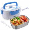 Cutie electrica incalzire pranz, multifunctionala, 2 compartimente, 1 L, lingura