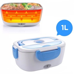 Cutie electrica incalzire pranz, multifunctionala, 2 compartimente, 1 L, lingura