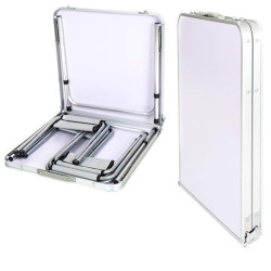 Set masa pliabila cu 4 scaune, pentru camping, inaltime masa ajustabila