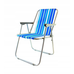 Scaun pliabil, cotiere, sarcina 100 kg, cadru otel