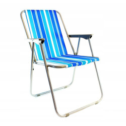Scaun pliabil, cotiere, sarcina 100 kg, cadru otel