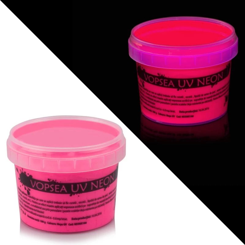 Vopsea UV neon roz