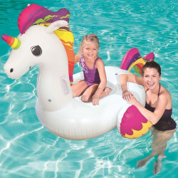 Saltea gonflabila Unicorn, pentru copii, manere, sarcina maxima 45 kg