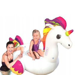 Saltea gonflabila Unicorn, pentru copii, manere, sarcina maxima 45 kg