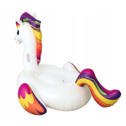 Saltea gonflabila Unicorn, pentru copii, manere, sarcina maxima 45 kg