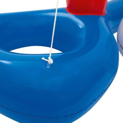 Set volei pentru piscina, fileu si minge gonflabile, 244x64 cm, material vinil