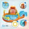 Piscina gonflabila Insula cu vulcan 265x265x104 cm, pulverizator, tobogan
