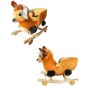 Balansoar pentru bebelusi, figurina Caprioara, roti deplasare, centura siguranta Balansoar pentru bebelusi, figurina Caprioara, roti deplasare, centura siguranta