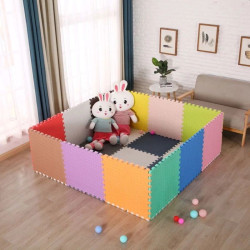 Covoras puzzle XL, 60x60 cm, grosime 2 cm, spuma EVA, 2 piese