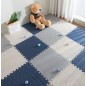 Covor puzzle XL, 60x60 cm, grosime 2 cm, spuma EVA, 2 piese