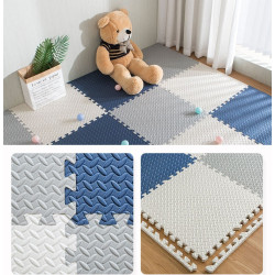 Covoras puzzle XL, 60x60 cm, grosime 2 cm, spuma EVA, 2 piese