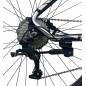 Bicicleta Mountain Bike 27.5 inch, aluminiu, frane hidraulice, 27 viteze, negru, Genio