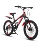 Bicicleta MTB 22 inch, cadru otel, jante aluminiu, schimbator Shimano, 7 viteze, frane pe disc, rosie Bicicleta MTB 22 inch, cadru otel, jante aluminiu, schimbator Shimano, 7 viteze, frane pe disc, rosie