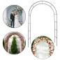 Pergola gradina, 240x140 cm, constructie metalica stabila, verde