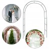 Pergola gradina, 240x140 cm, constructie metalica stabila, verde