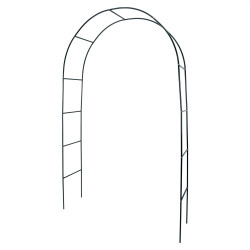 Pergola gradina, 240x140 cm, constructie metalica stabila, verde