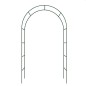 Pergola gradina, 240x140 cm, constructie metalica stabila, verde