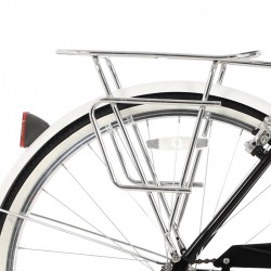 Bicicleta de oras 26 inch, cadru otel, portbagaj, jante aluminiu, cric, vintage, albastru