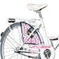 Bicicleta dama, 26 inch, cadru otel, 3 viteze Shimano, portbagaj, cos cumparaturi, V-brake, Visitor Stormi