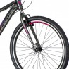 Bicicleta MTB 26 inch, 18 viteze Shimano, cadru otel, V-brake, jante aluminiu, Visitor Aurora