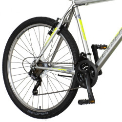 Bicicleta Mountain bike 26 inch, cadru otel, 18 viteze Power, V-brake, gri, Explorer Spark