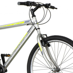 Bicicleta Mountain bike 26 inch, cadru otel, 18 viteze Power, V-brake, gri, Explorer Spark