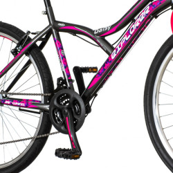 Bicicleta MTB 26 inch, cadru otel, schimbator Power 18 viteze, V-brake, Explorer Daisy