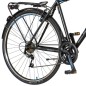 Bicicleta touring 28 inch, cadru otel, V-brake, schimbator Power 21 viteze, portbagaj, Explorer Quest