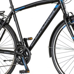 Bicicleta touring 28 inch, cadru otel, V-brake, schimbator Power 21 viteze, portbagaj, Explorer Quest