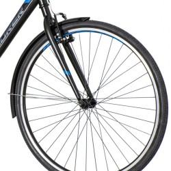 Bicicleta touring 28 inch, cadru otel, V-brake, schimbator Power 21 viteze, portbagaj, Explorer Quest