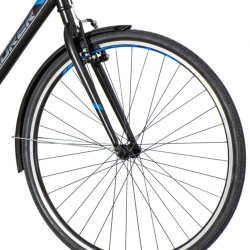 Bicicleta touring 28 inch, cadru otel, V-brake, schimbator Power 21 viteze, portbagaj, Explorer Quest
