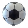 Kit aranjament baloane, tematica fotbal, fundal canvas, latex, folie de aluminiu, 63 piese