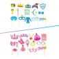 Propsuri petrecere copii, accesorii Photo Booth, set 15 piese diverse accesorii