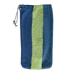Hamac dublu cu suport metalic, multicolor, 200x150 cm, greutate maxima 200 kg, husa depozitare inclusa