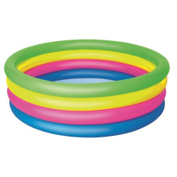 Piscina gonflabila pentru copii, 157x46 cm, multicolor, 4 inele