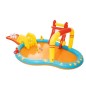 Centru de joaca acvatic pentru copii, multiple jocuri, piscina, tobogan, 435x213x117 cm Centru de joaca acvatic pentru copii, multiple jocuri, piscina, tobogan, 435x213x117 cm