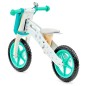 Bicicleta copii 12 inch, fara pedale, pentru echilibru, scaun ajustabil, lemn, roti spuma EVA