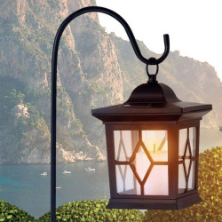 Felinar solar LED 0.06 W, tija suport 68 cm, IP44