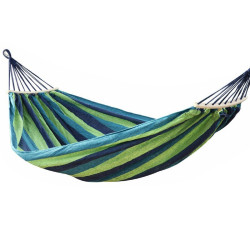 Hamac dublu, 150x200 cm, bumbac, tije sustinere lemn, maxim 200 kg
