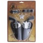 Accesorii cowboy, 2 pistoale, insigna serif, set complet pentru carnaval