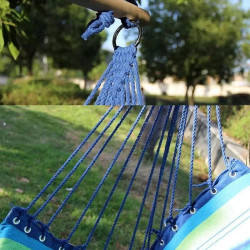 Hamac tip leagan pentru o persoana, suport lemn, 50x50x45 cm