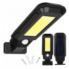 Lampa solara stradala, 210 LED COB, lumina neutra, senzor de miscare, rezistenta la apa IP65