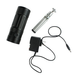 Lanterna reincarcabila pentru pescuit cu LED si trepied