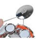 Set 5 tobe jazz pentru copii, tobe muzicale pentru copii 5 ani+, include chimbal, bete si scaun, 57x40x50cm