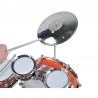 Set 5 tobe jazz pentru copii, tobe muzicale pentru copii 5 ani+, include chimbal, bete si scaun, 57x40x50cm