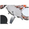 Set 5 tobe jazz pentru copii, tobe muzicale pentru copii 5 ani+, include chimbal, bete si scaun, 57x40x50cm